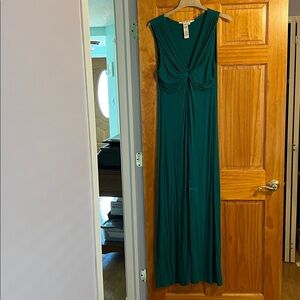 Max Studio Maxi Dress Large Green